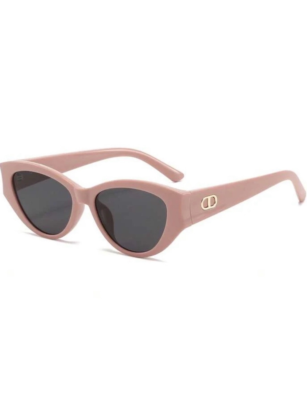Others Follow Mauve Cat-Eye Sunglasses with Gold Accent